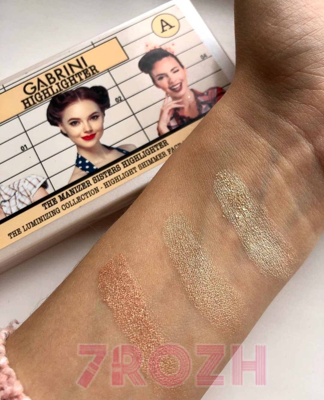 تست رنگ هایلایتر گابرینی سری a