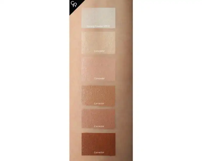 پالت کانسیلر و کانتور کرمی گلدن رز اصل و اورجینال ترکیه شماره 01 و 02 - Image 4