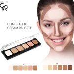 پالت کانسیلر و کانتور کرمی گلدن رز اصل و اورجینال ترکیه شماره 01 و 02