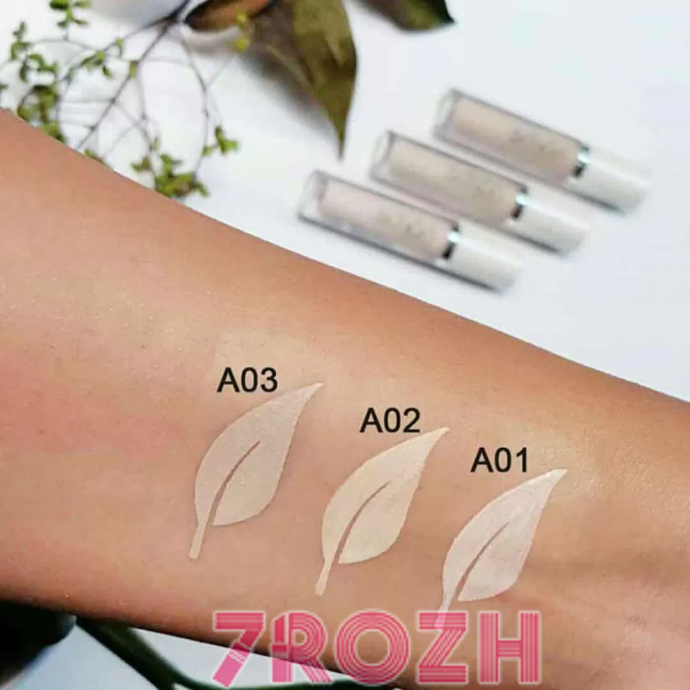 تست رنگ و رنگ بندی کانسیلر مایع شون اصل مدل اپیلینگ