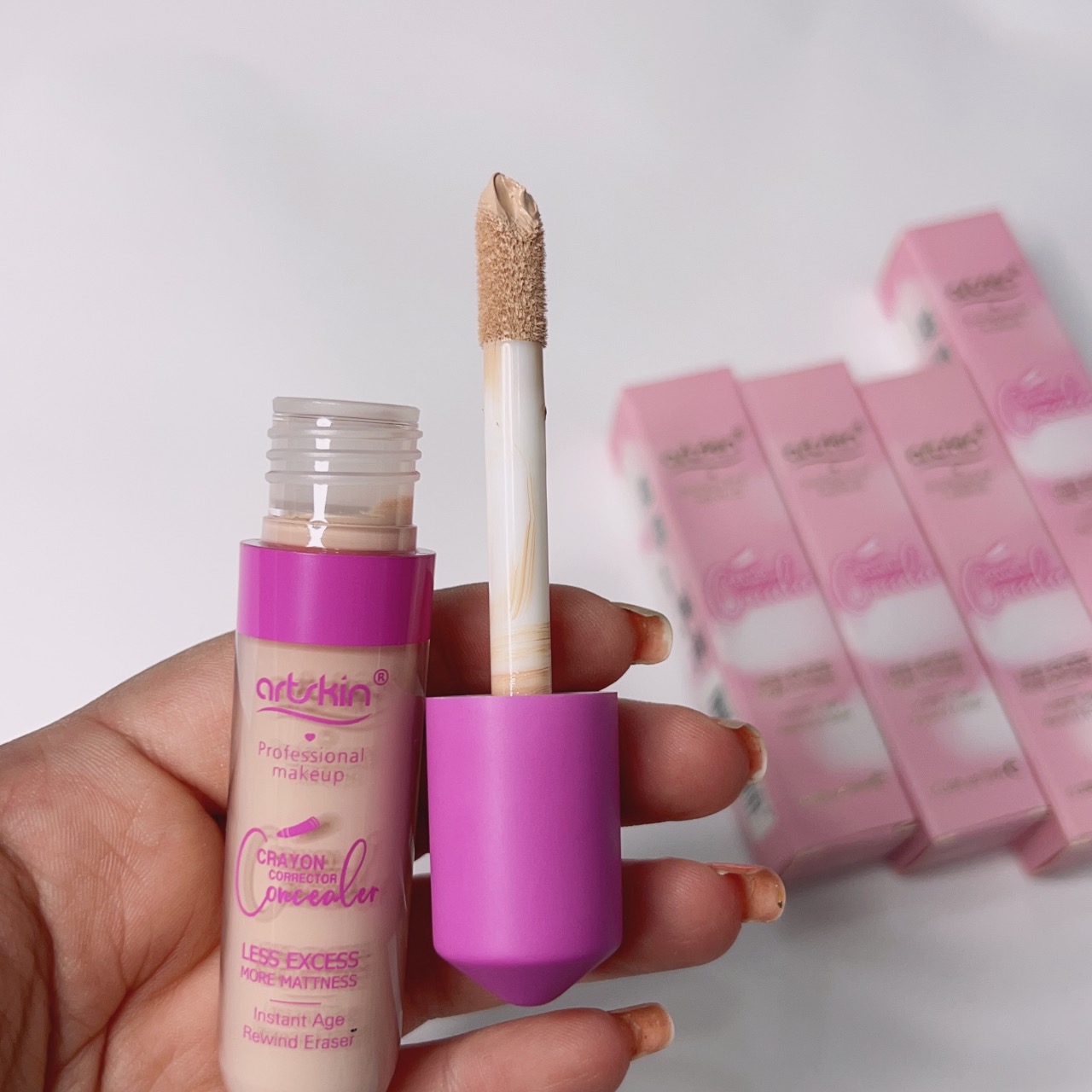 قیمت و خرید کانسیلر مایع آرت اسکین صورتی اصل