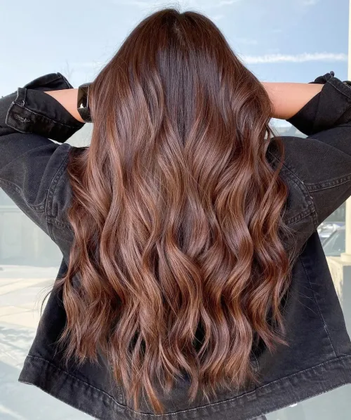 رنگ موی قهوهای شکلاتی