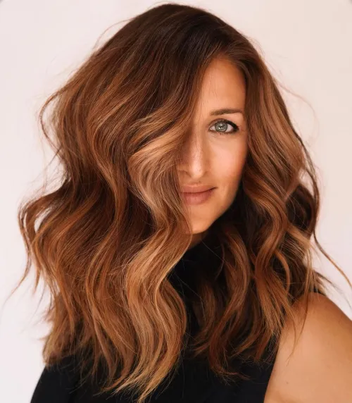 رنگ موی قهوهای فندقی