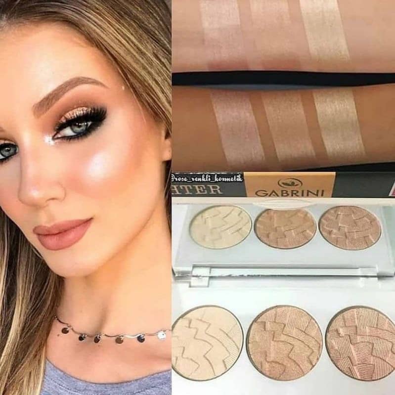 خرید پالت هایلایتر 3 عددی گابرینی اورجینال